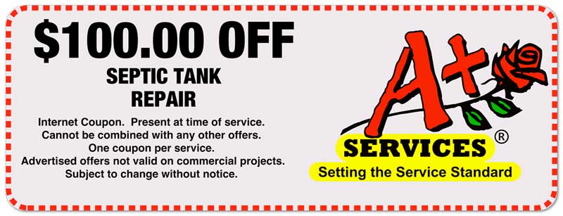 100% offer on Septic Tank Repair